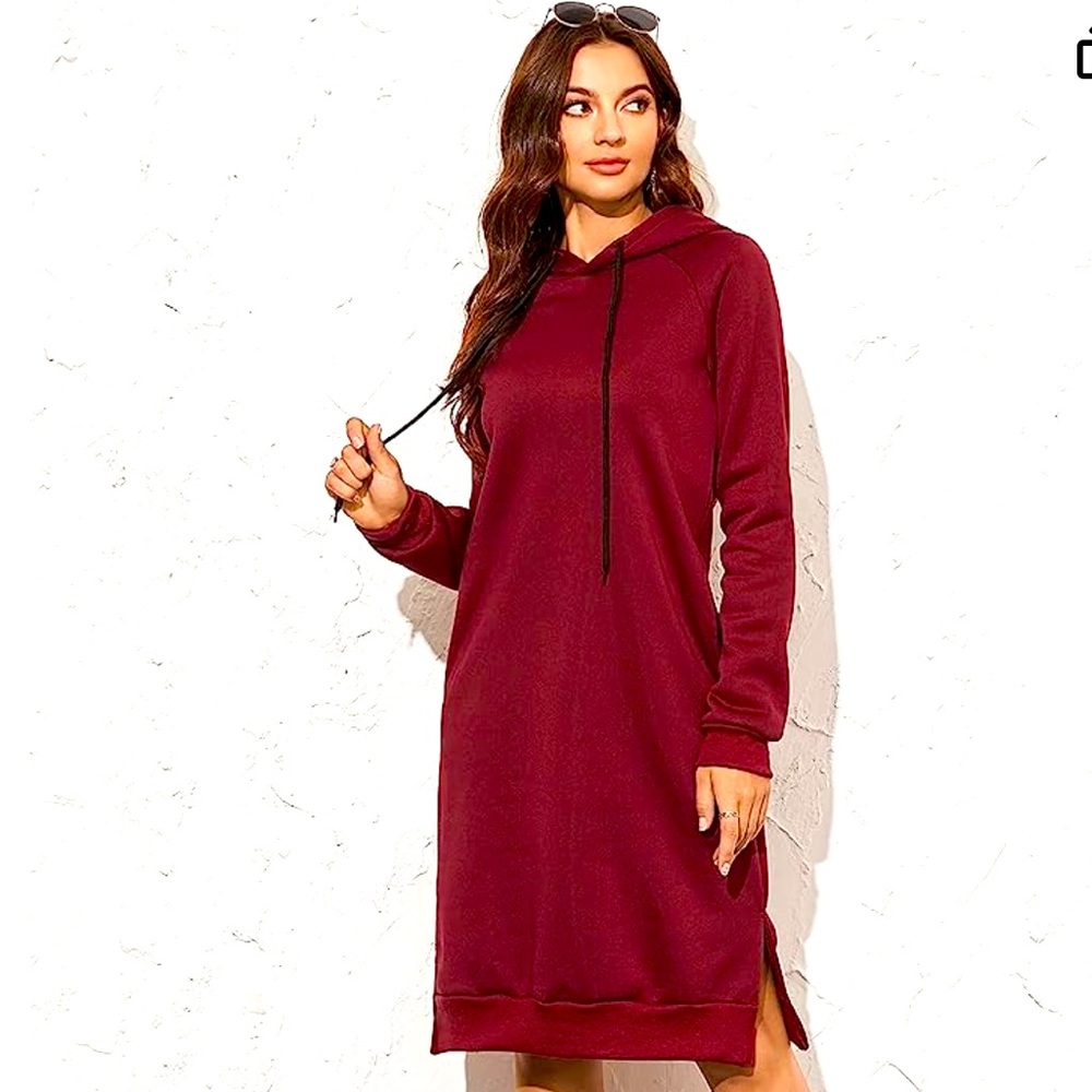Red sweater dress 👗 ❤️